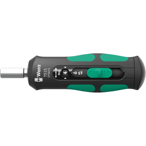 Kraftform Safe-Torque Speed Torque Screwdriver, 2 - 6 Nm Torque Range, 5-4/5" Length Brunswick Fyr & Safety