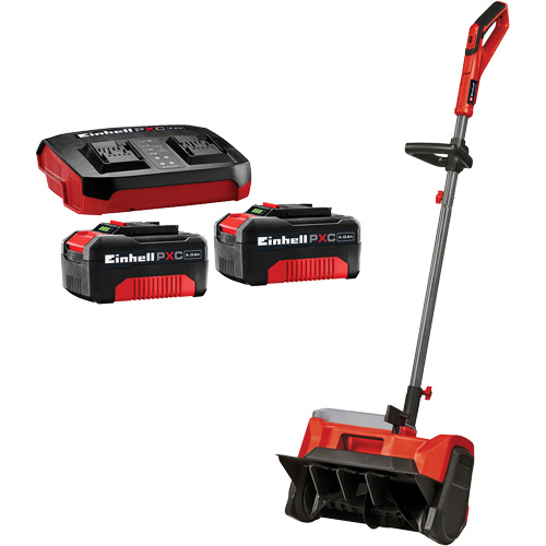 Ensemble pelle &agrave; neige sans fil 36 V avec batteries et chargeur, Largeur de 16" (40,64 cm) Brunswick Fyr & Safety