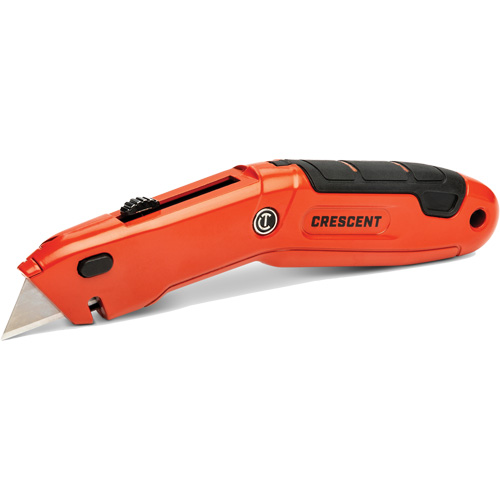 Retractable Knife, Steel, Aluminum Handle Brunswick Fyr & Safety
