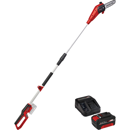 Scie &agrave; chaîne &agrave; perche sans fil avec batterie 4 Ah et ensemble de d&eacute;part de chargeur Brunswick Fyr & Safety