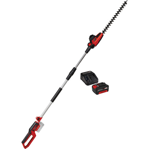 Taille-haie &agrave; perche sans fil avec batterie 4 Ah et ensemble de d&eacute;part de chargeur, 18", 18 V, &agrave; pile Brunswick Fyr & Safety