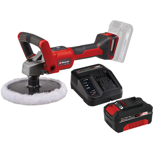 Cordless Polisher-Orbital Sander with 4Ah PXC Battery & Charger Starter Kit Brunswick Fyr & Safety