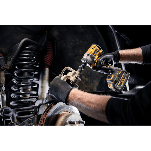 ATOMIC Cordless Impact Wrench with Detent Pin Anvil, 20 V, 1/2" Socket Brunswick Fyr & Safety