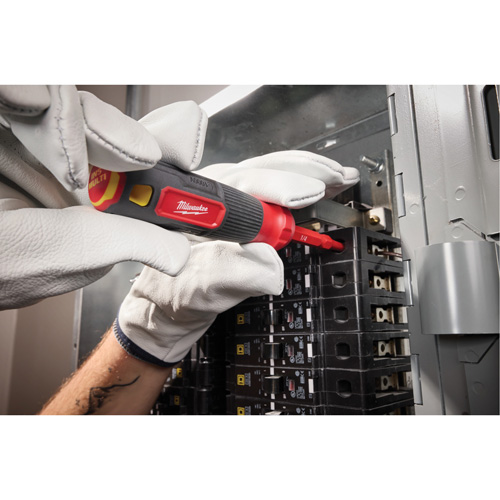 Tournevis &agrave; embouts interchangeables &agrave; tige articul&eacute;e isol&eacute; 1000 V, 2-en-1, 8-4/5" lo, Prise Coussin&eacute;e Brunswick Fyr & Safety