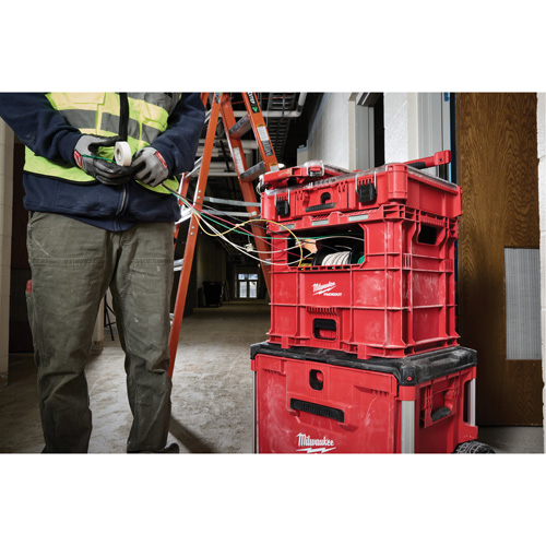 Bac distributeur de fils XL PACKOUT, 15-3/4" x 18-5/8" x 15", Noir/Rouge Brunswick Fyr & Safety