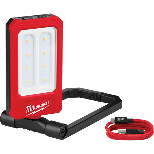 Baladeuse magn&eacute;tique rechargeable &agrave; profil bas, DEL, 100/250/500 lumens, Boîtier en Plastique/Aluminium Brunswick Fyr & Safety