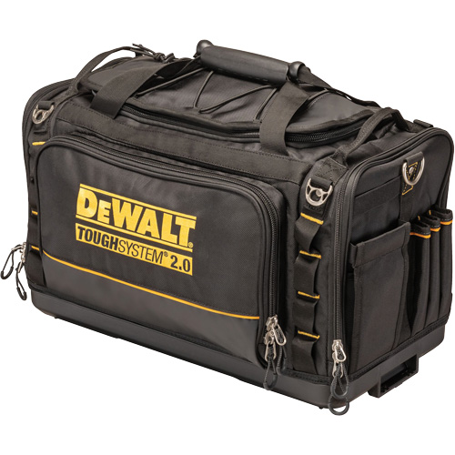 Sac &agrave; outils de chantier ToughSystem 2.0 r&eacute;sistant &agrave; la salet&eacute;, 1680 Denier, 50 pochettes, Noir/Jaune Brunswick Fyr & Safety