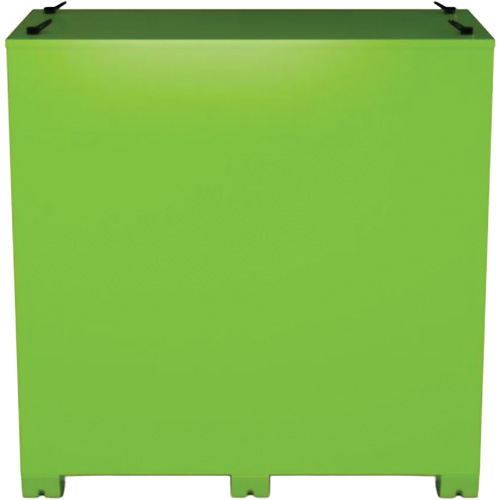 Armoire de rangement d'&eacute;PI sur place, Acier, Vert lime haute visibilit&eacute; Brunswick Fyr & Safety
