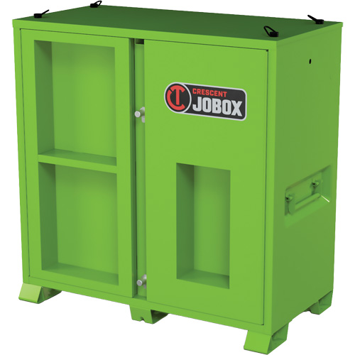 Armoire de rangement d'&eacute;PI sur place, Acier, Vert lime haute visibilit&eacute; Brunswick Fyr & Safety