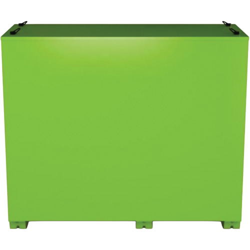 Armoire de rangement d'&eacute;PI sur place, Acier, Vert lime haute visibilit&eacute; Brunswick Fyr & Safety