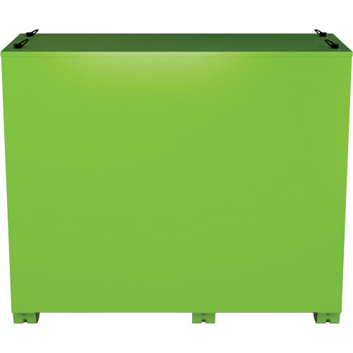 Armoire ventil&eacute;e pour le rangement d'&eacute;PI sur place, Acier, Vert lime haute visibilit&eacute; Brunswick Fyr & Safety
