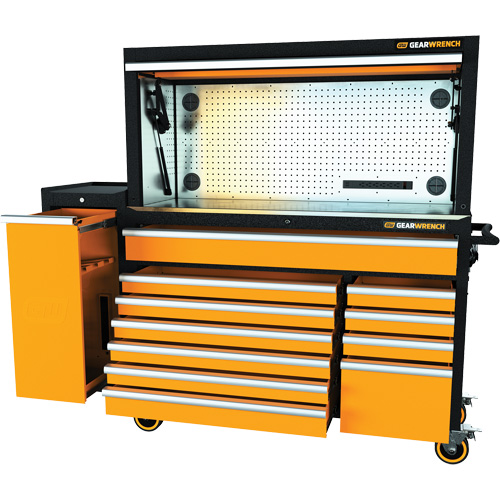 MEGAMOD Master Mechanics Tool Set in Premium Modular Foam Trays with Tool Storage & Shop Equipment, 1331 Pieces Brunswick Fyr & Safety
