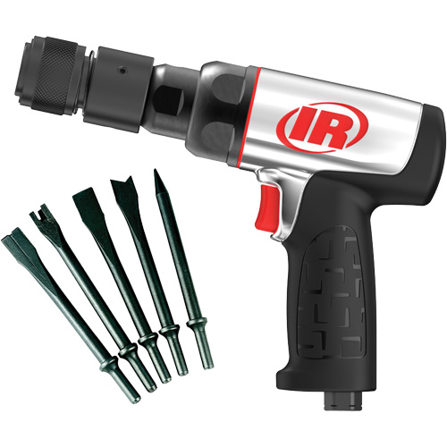 Marteau pneumatique robuste avec burins, 16,2 pi³/min, 1/4" NPT, 3330 coups/min, 3/4" x 2-1/2" (19,05 mm x 63,5 mm) Brunswick Fyr & Safety