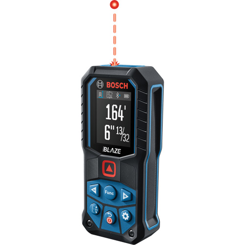 T&eacute;l&eacute;m&egrave;tre laser rouge connect&eacute; BLAZE, 0.0' - 165' (0.0 m - 50,2 m) Gamme de mesure, Num&eacute;rique (&eacute;lectronique) Brunswick Fyr & Safety
