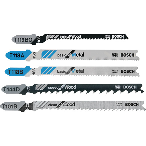 T-Shank Jig Saw Blade Set for Wood and Metal Brunswick Fyr & Safety