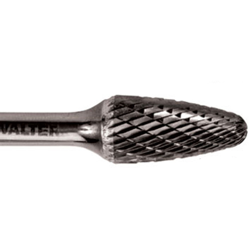 Double Cut Ballnose Tree Burr, SF-1, 1/4" Dia., 5/8" Depth of Cut Brunswick Fyr & Safety