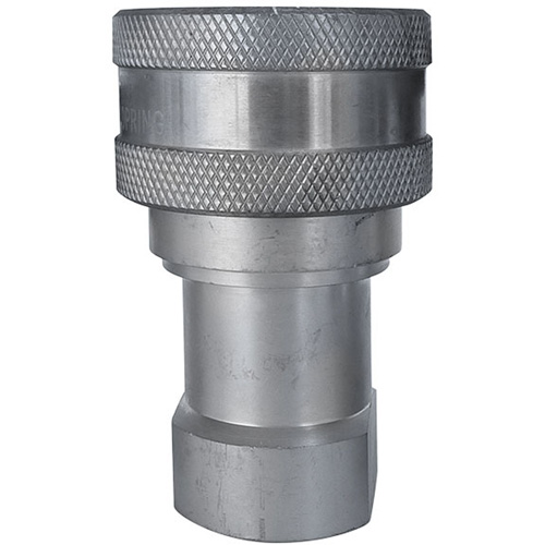 RACCORD HYDRAULIQUE FERM2VOIES,1/4"NPT,INOX, Laiton/Acier inoxydable Brunswick Fyr & Safety