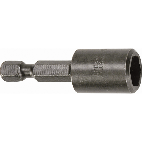 Tourne-&eacute;crou pour vis SAE de feuille m&eacute;tallique, Embout 7/16", Prise 1/4", 2" lo, Magn&eacute;tique Brunswick Fyr & Safety