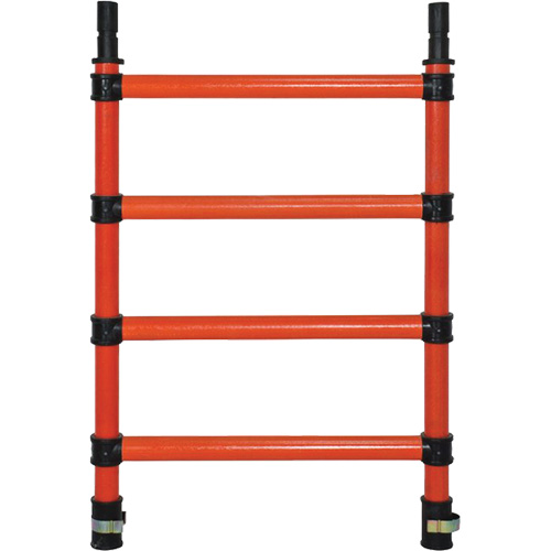Composants pour &eacute;chafaudages la tour en fibre de verre, Montant d'extr&eacute;mit&eacute;, 27" la x 39" h Brunswick Fyr & Safety