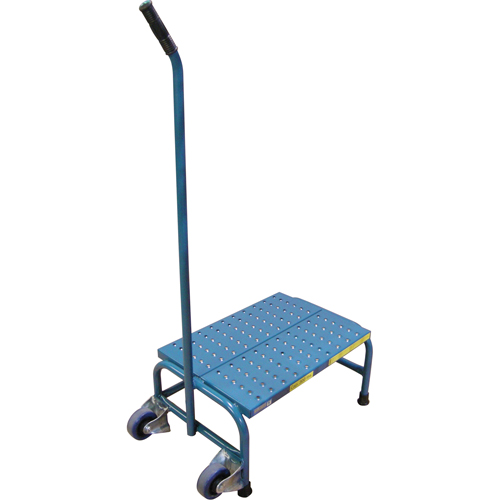Tilt-N-Roll Step Stands, 1 Step(s), 16" L x 29" W x 12" H, 300 lbs. Capacity Brunswick Fyr & Safety