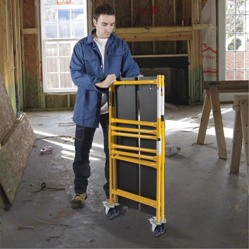Ensemble de petit &eacute;chafaudage de base de 4' Jobsite Series, Cadre Acier, 41" p x 45-3/4" h Brunswick Fyr & Safety