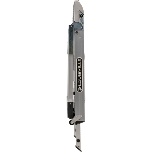 &eacute;chelle escabeau avec roues pivotantes, 3 marches, 34" x 22" x Hauteur 50,75" Brunswick Fyr & Safety