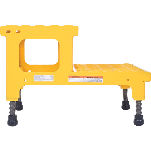 Adjustable Step-Mate Stand, 2 Step(s), 23-13/16" W x 22-7/8" L x 15-1/4" H, 500 lbs. Capacity Brunswick Fyr & Safety