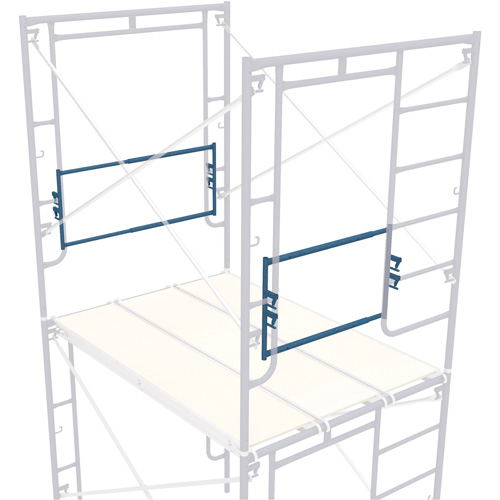 Garde-corps dextr&eacute;mit&eacute; extensible pour l'&eacute;chafaudage, Barre de retenue, 21" h Brunswick Fyr & Safety