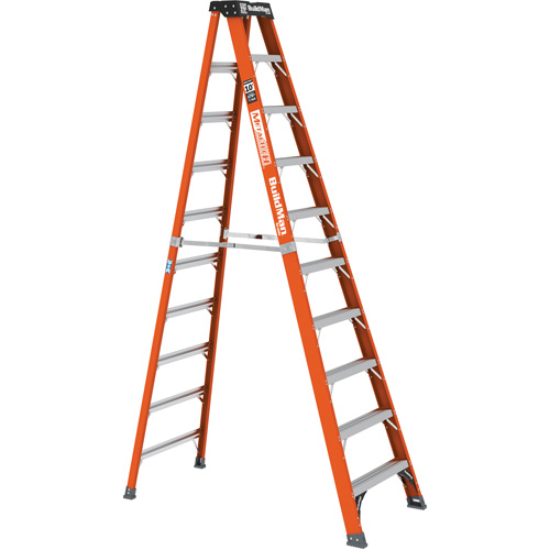Escabeau, 10', Fibre de verre, Capacit&eacute; 375 lb, Type 1AA Brunswick Fyr & Safety