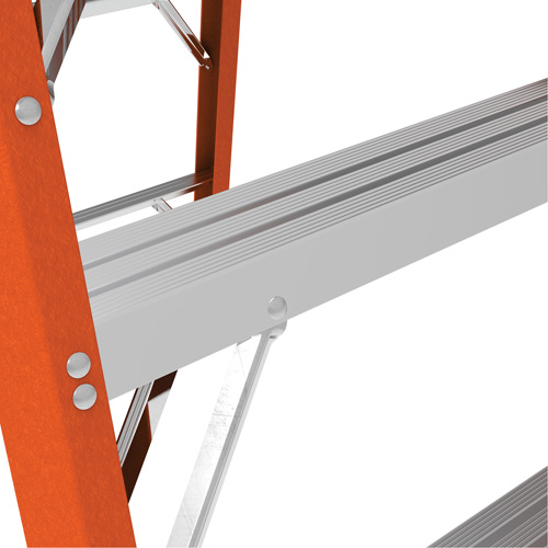 Safespace Platform Step Ladder, 4', 300 lbs. Cap. Brunswick Fyr & Safety