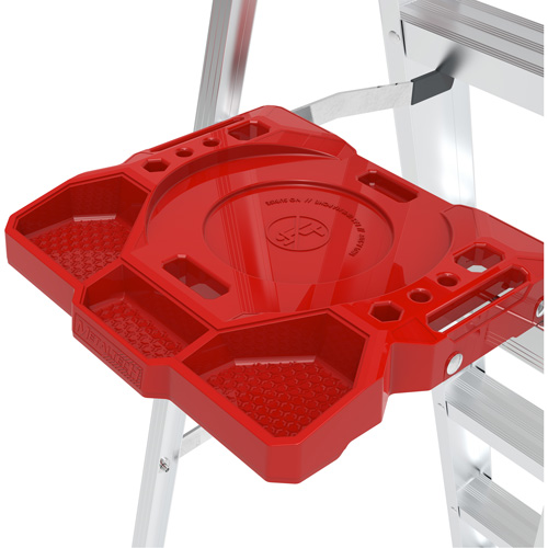 Step Ladder with Paint Tray, 6', Aluminum, 200 lbs. Capacity, Type 3 Brunswick Fyr & Safety