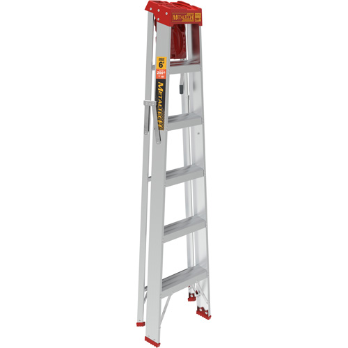 Step Ladder with Paint Tray, 6', Aluminum, 200 lbs. Capacity, Type 3 Brunswick Fyr & Safety