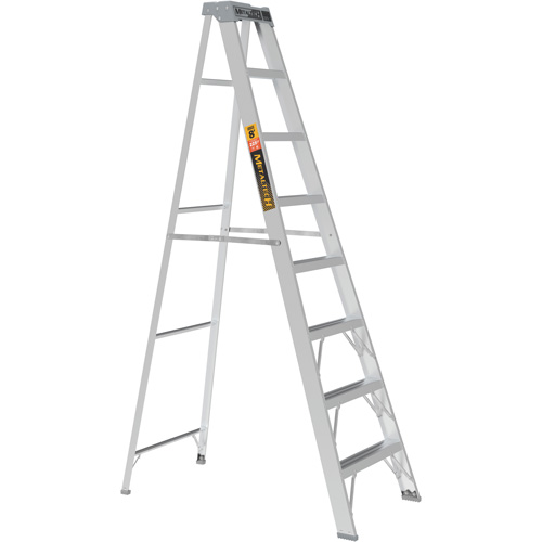 Step Ladder, 8', Aluminum, 225 lbs. Capacity, Type 2 Brunswick Fyr & Safety