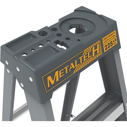 Escabeau avec plateau &agrave; peinture, 6', Fibre de verre, Capacit&eacute; 225 lb, Type 2 Brunswick Fyr & Safety