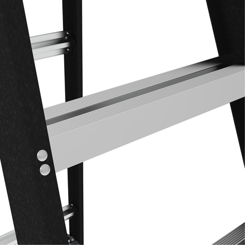 Step Ladder with Paint Tray, 10', Fibreglass, 250 lbs. Capacity, Type 1 Brunswick Fyr & Safety