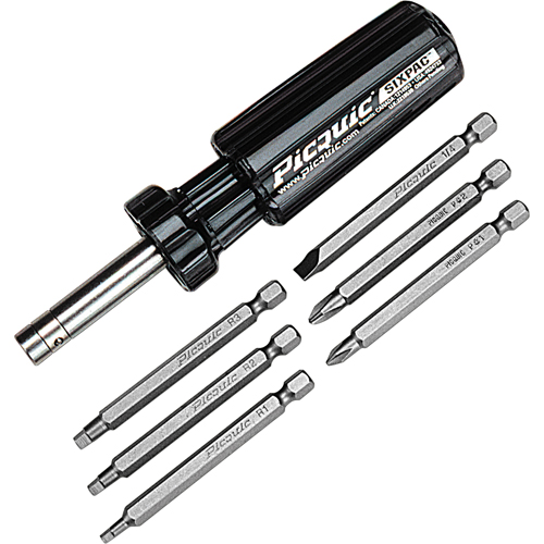 Sixpac Plus Multi-Bit Screwdrivers Brunswick Fyr & Safety