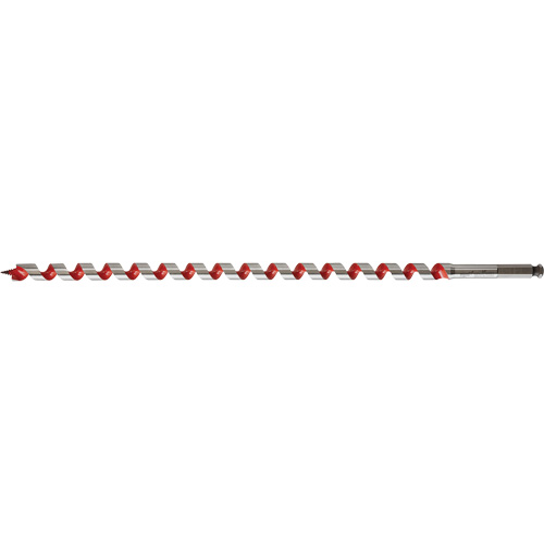 Longue m&egrave;che h&eacute;licoidale pour perceuse, Diam&egrave;tre de 11/16", Cannelure 15", Tige 7/16" hexagonal Brunswick Fyr & Safety