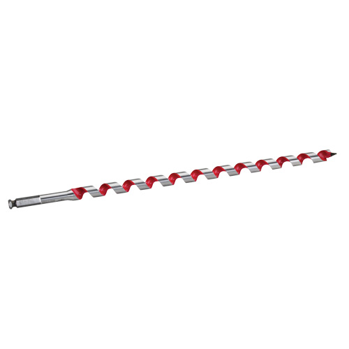 Longue m&egrave;che h&eacute;licoidale pour perceuse, Diam&egrave;tre de 3/4", Cannelure 15", Tige 7/16" hexagonal Brunswick Fyr & Safety