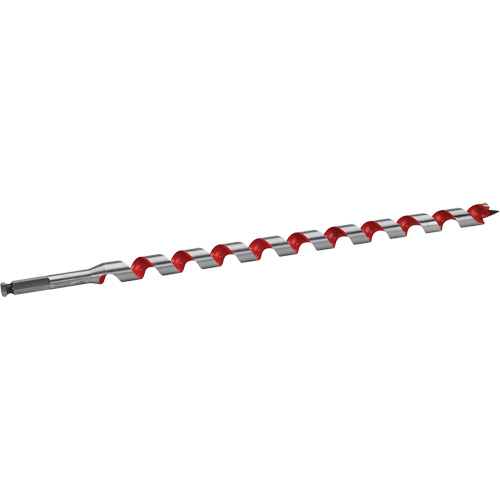Longue m&egrave;che h&eacute;licoidale pour perceuse, Diam&egrave;tre de 13/16", Cannelure 15", Tige 7/16" hexagonal Brunswick Fyr & Safety