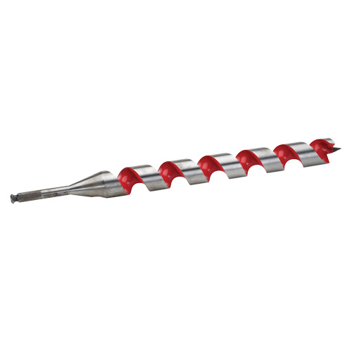 Longue m&egrave;che h&eacute;licoidale pour perceuse, Diam&egrave;tre de 1-1/2", Cannelure 15", Tige 7/16" hexagonal Brunswick Fyr & Safety