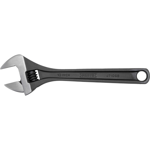 Adjustable Wrench, 10" L, Black Oxide Brunswick Fyr & Safety