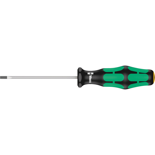 Tournevis pour vis &agrave; fente, Tige de 3/32", Ronde, 5-11/16" lo, Prise en Plastique Brunswick Fyr & Safety