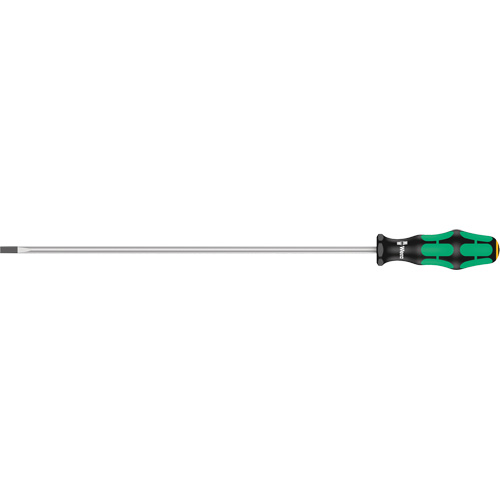 Tournevis pour vis &agrave; fente, Tige de 1/4", Ronde, 15-3/4" lo, Prise en Plastique Brunswick Fyr & Safety