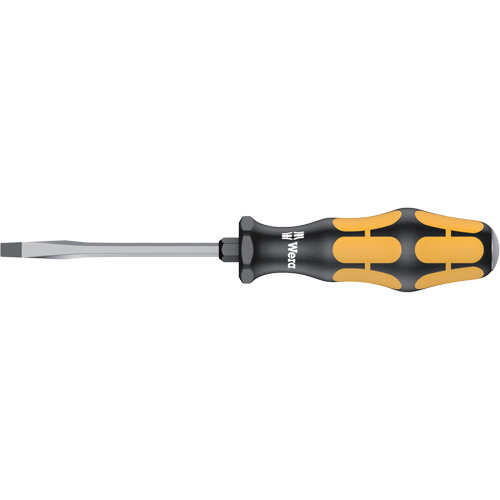 Slotted Demolition Screwdriver, 3/16", 7-3/8" L, Plastic Handle Brunswick Fyr & Safety