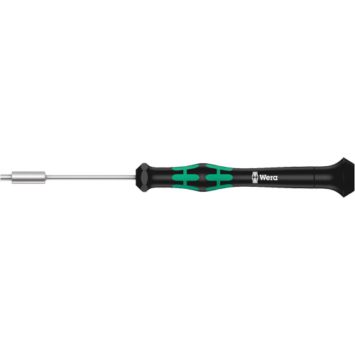 Micro Socket Screwdriver, 2.0 mm Drive, 6-3/16" L, Non Magnetic Brunswick Fyr & Safety