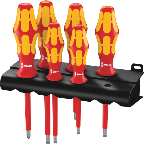 Insulated Screwdriver Set, 1000 V, 6 Pcs Brunswick Fyr & Safety