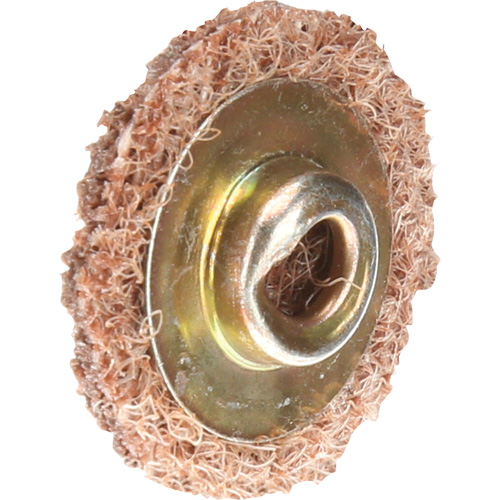 Disque de conditionnement de surface &agrave; remplacement rapide Standard Abrasives, 1" dia., Grain Cors&eacute;, Oxyde d'aluminium Brunswick Fyr & Safety