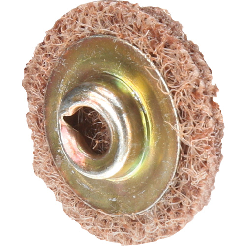 Disque de conditionnement de surface &agrave; remplacement rapide Standard Abrasives, 1" dia., Grain Cors&eacute;, Oxyde d'aluminium Brunswick Fyr & Safety