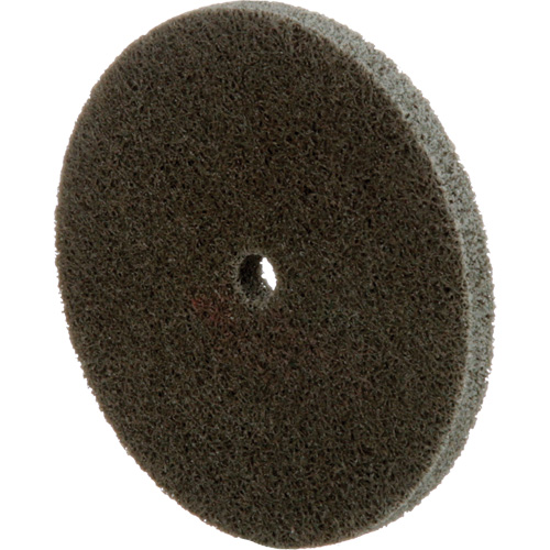 Standard Abrasives Unitized Wheel, 3" x 1/4", 1/4" Arbor, Fine Grit, Aluminum Oxide Brunswick Fyr & Safety
