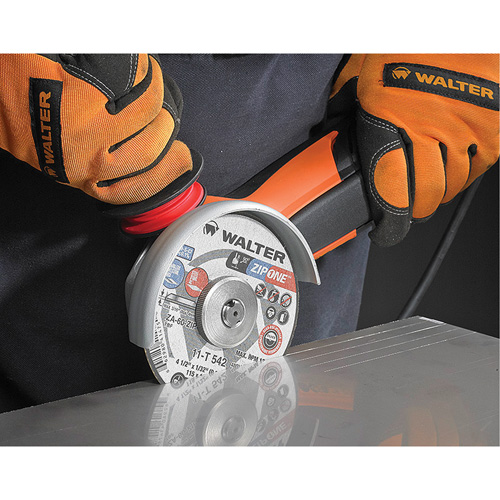 Meule &agrave; tronçonner Zip One, 5" x 1/32", Arbre de 7/8", Type 1, Alumine de zirconium, 12 200 Tr/min Brunswick Fyr & Safety